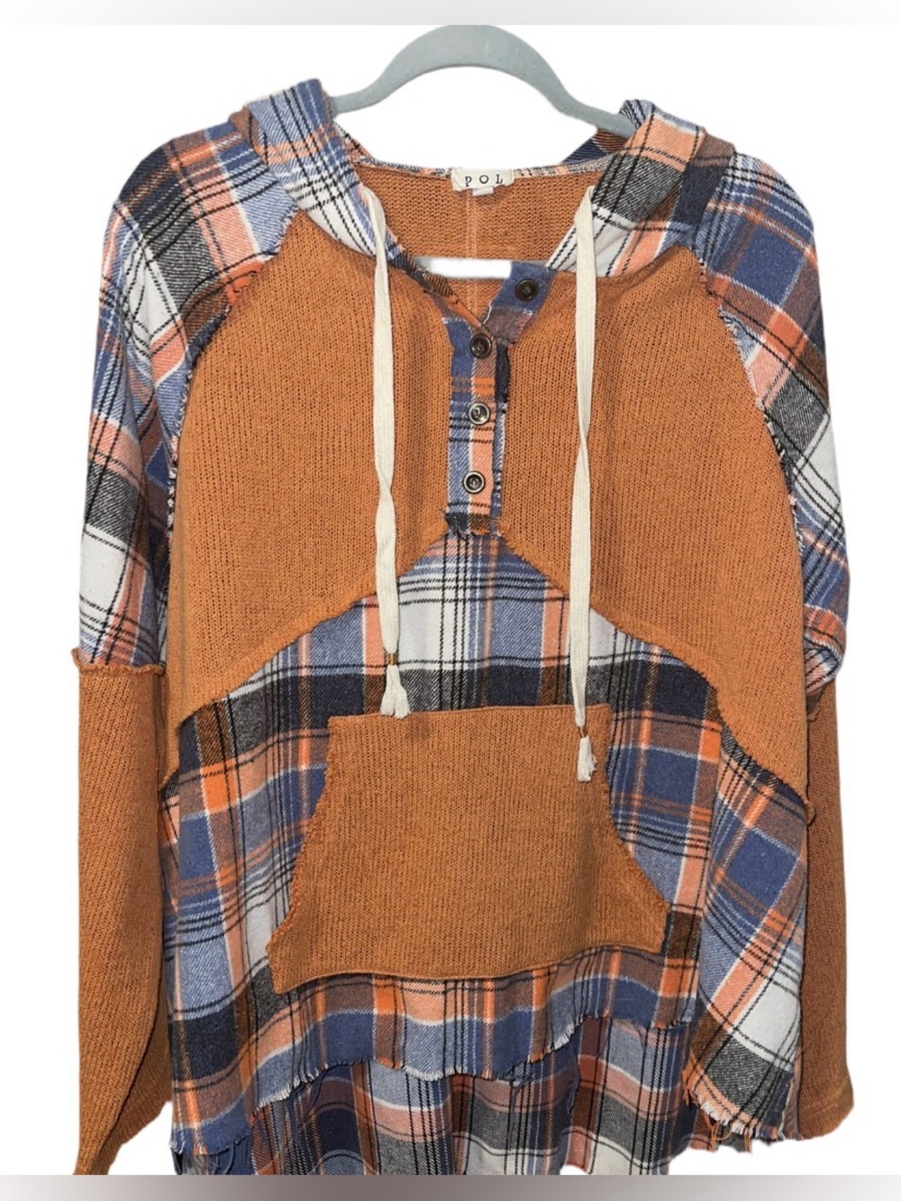 POL Raw seam Hoodie - Picture 2 of 5